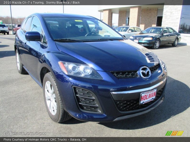 Stormy Blue Mica / Black 2010 Mazda CX-7 s Touring