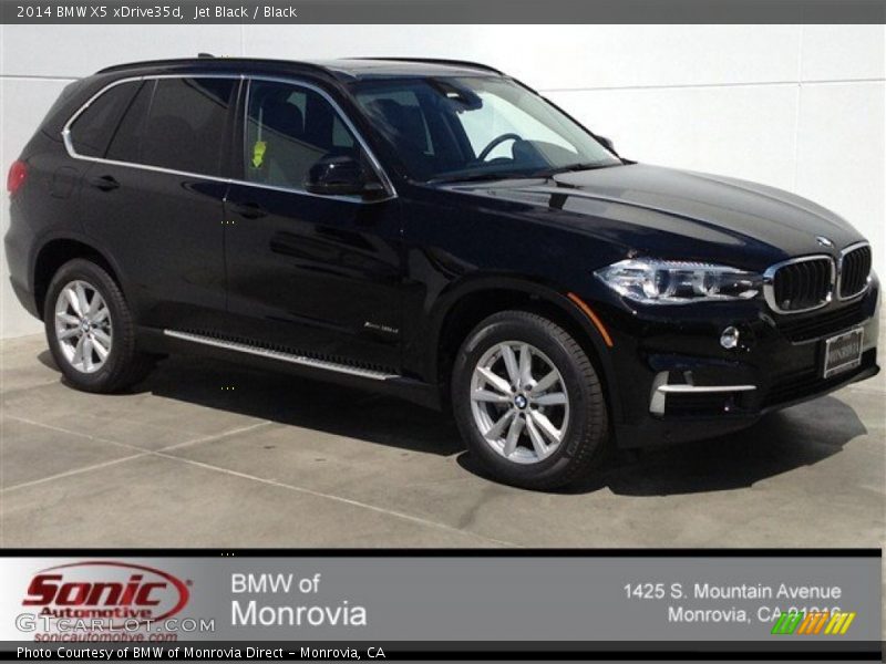 Jet Black / Black 2014 BMW X5 xDrive35d