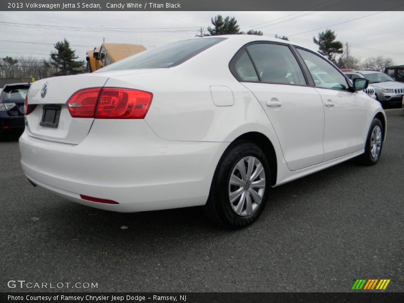 Candy White / Titan Black 2013 Volkswagen Jetta S Sedan