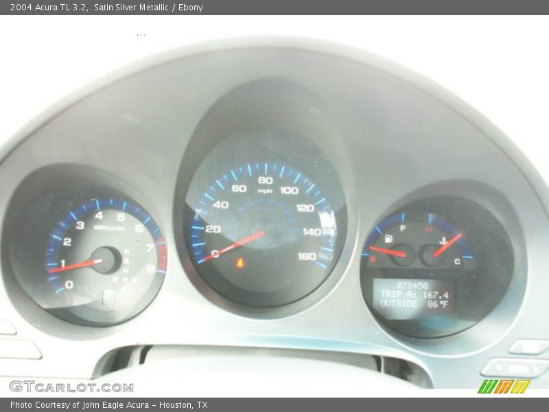 Satin Silver Metallic / Ebony 2004 Acura TL 3.2
