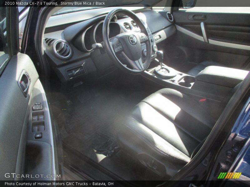 Stormy Blue Mica / Black 2010 Mazda CX-7 s Touring