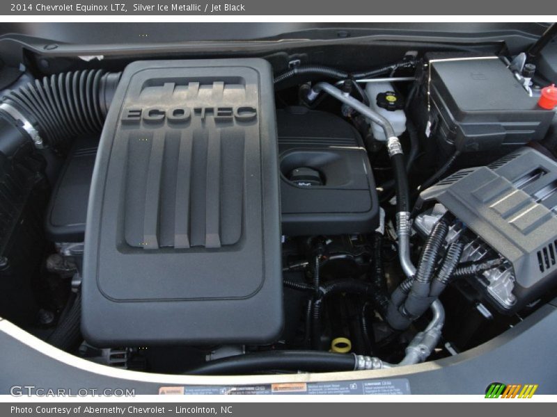 Silver Ice Metallic / Jet Black 2014 Chevrolet Equinox LTZ