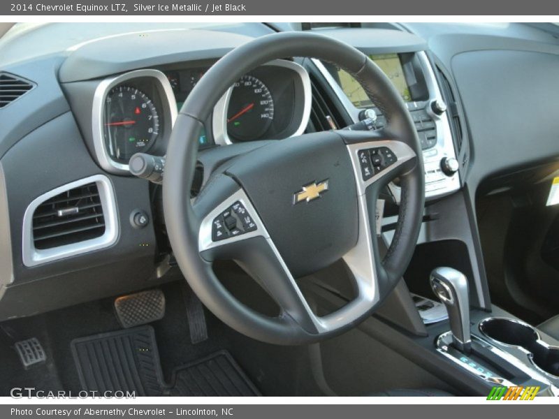 Silver Ice Metallic / Jet Black 2014 Chevrolet Equinox LTZ