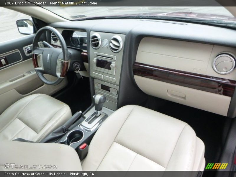 Merlot Metallic / Light Stone 2007 Lincoln MKZ Sedan