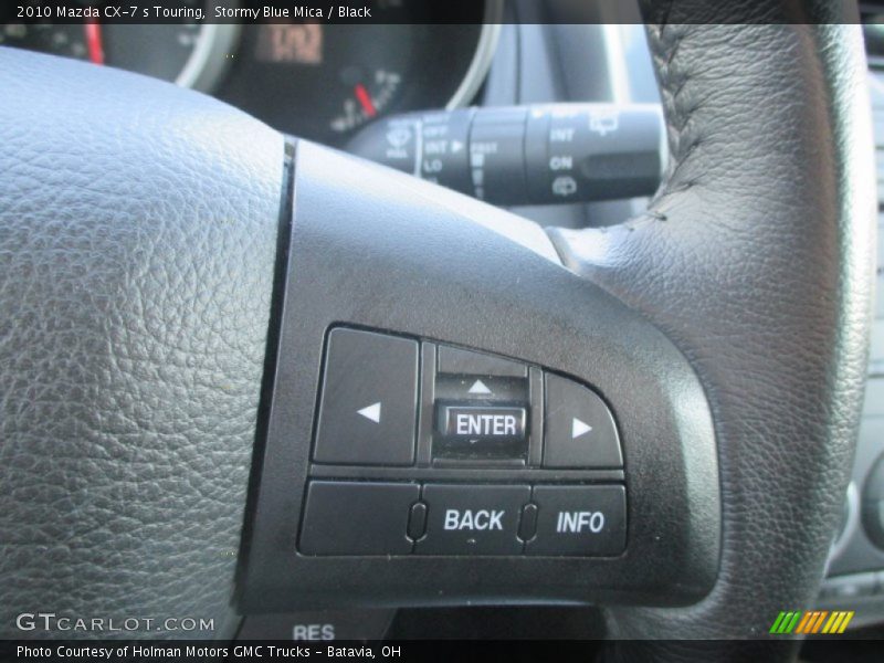 Stormy Blue Mica / Black 2010 Mazda CX-7 s Touring