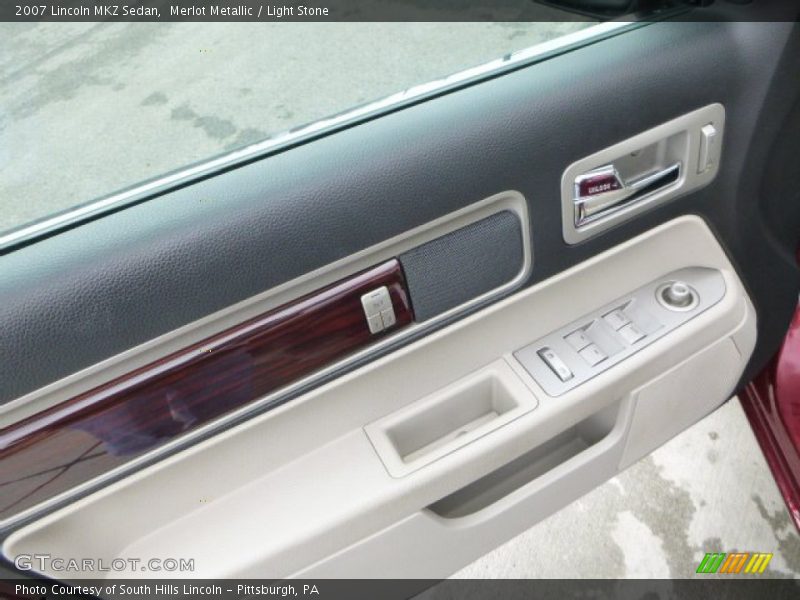 Merlot Metallic / Light Stone 2007 Lincoln MKZ Sedan