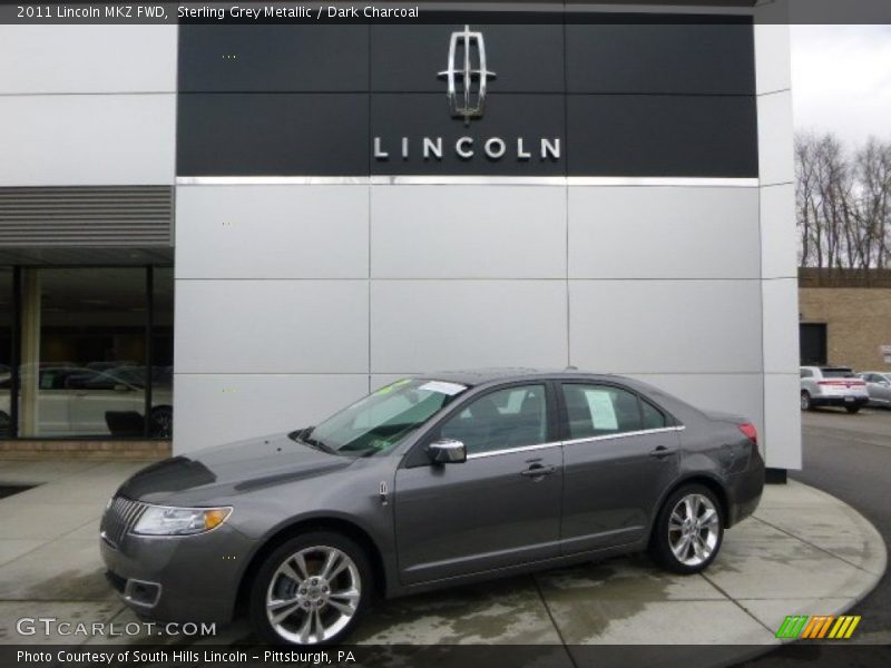 Sterling Grey Metallic / Dark Charcoal 2011 Lincoln MKZ FWD