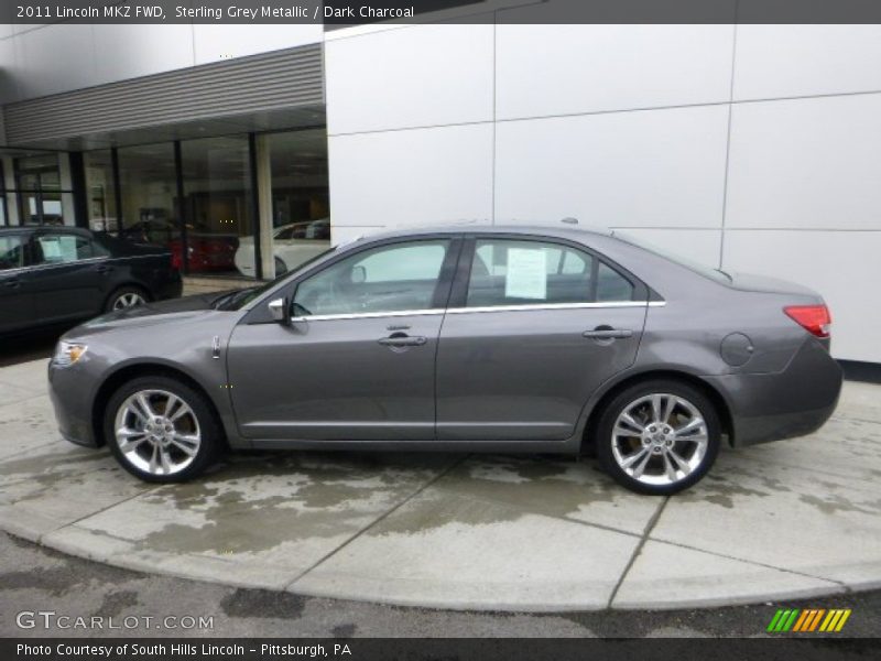 Sterling Grey Metallic / Dark Charcoal 2011 Lincoln MKZ FWD