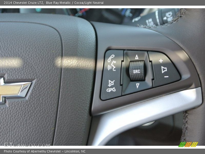 Blue Ray Metallic / Cocoa/Light Neutral 2014 Chevrolet Cruze LTZ