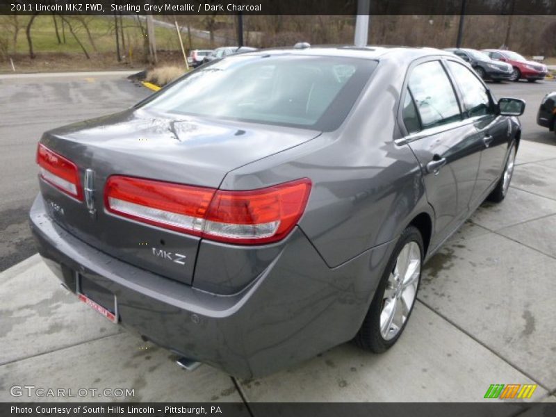 Sterling Grey Metallic / Dark Charcoal 2011 Lincoln MKZ FWD