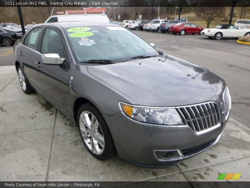 Sterling Grey Metallic / Dark Charcoal 2011 Lincoln MKZ FWD