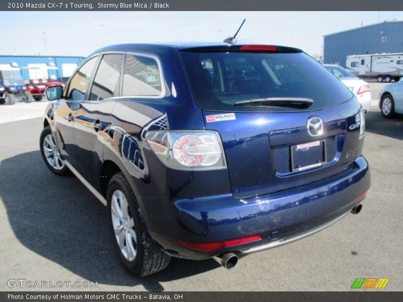 Stormy Blue Mica / Black 2010 Mazda CX-7 s Touring