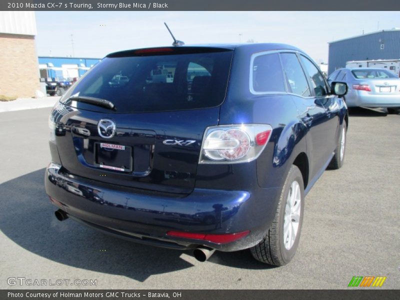 Stormy Blue Mica / Black 2010 Mazda CX-7 s Touring