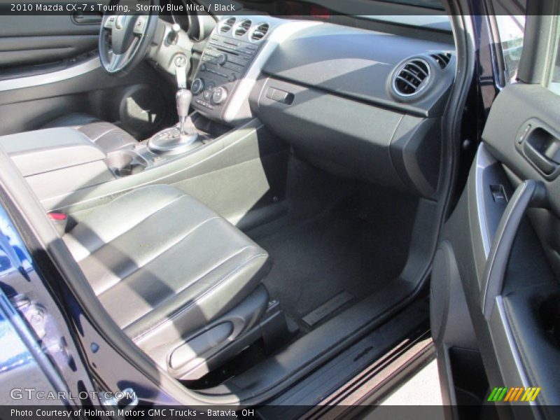 Stormy Blue Mica / Black 2010 Mazda CX-7 s Touring