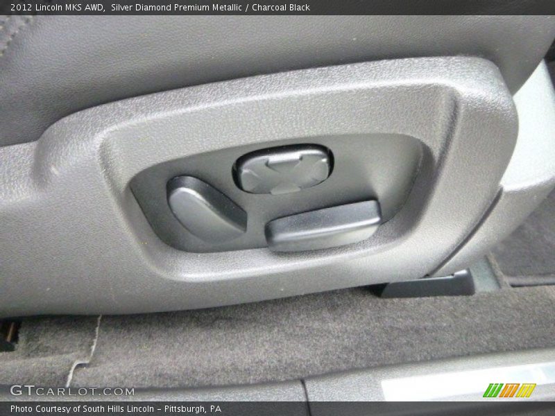 Silver Diamond Premium Metallic / Charcoal Black 2012 Lincoln MKS AWD