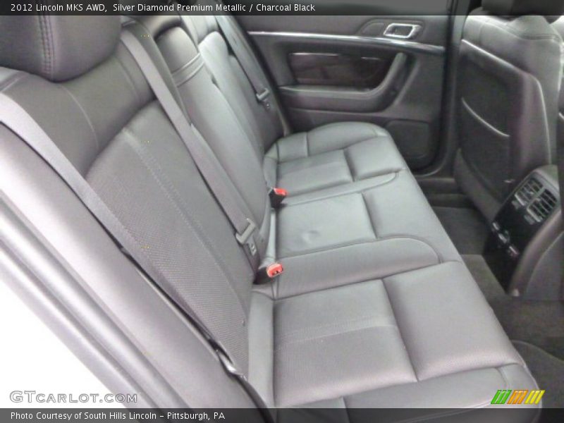 Silver Diamond Premium Metallic / Charcoal Black 2012 Lincoln MKS AWD