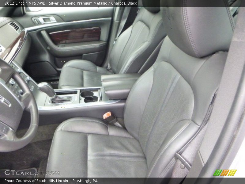 Silver Diamond Premium Metallic / Charcoal Black 2012 Lincoln MKS AWD