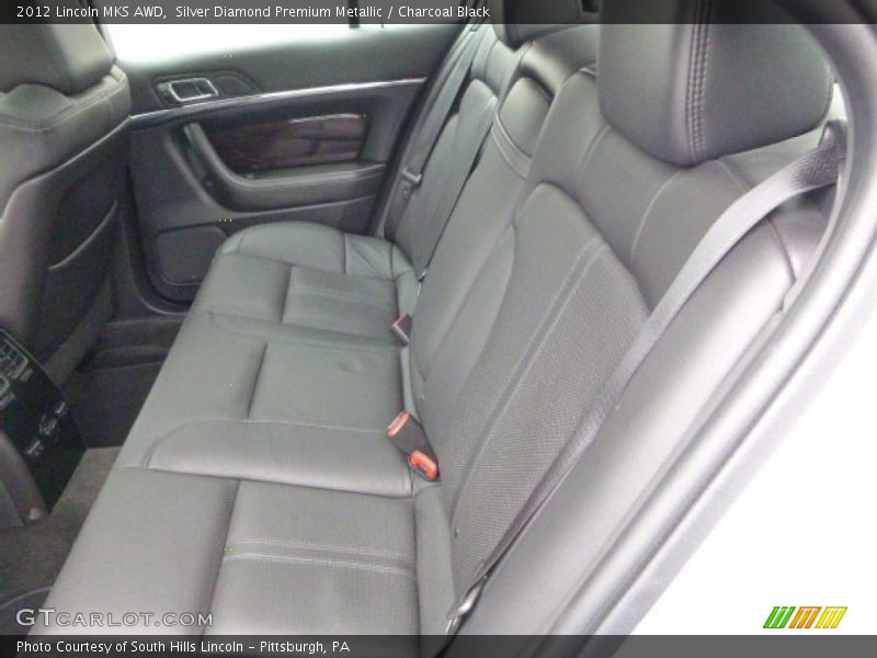 Silver Diamond Premium Metallic / Charcoal Black 2012 Lincoln MKS AWD