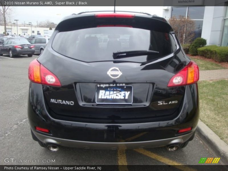 Super Black / Black 2010 Nissan Murano SL AWD