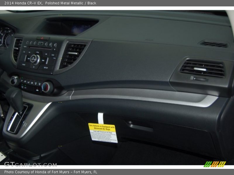 Polished Metal Metallic / Black 2014 Honda CR-V EX