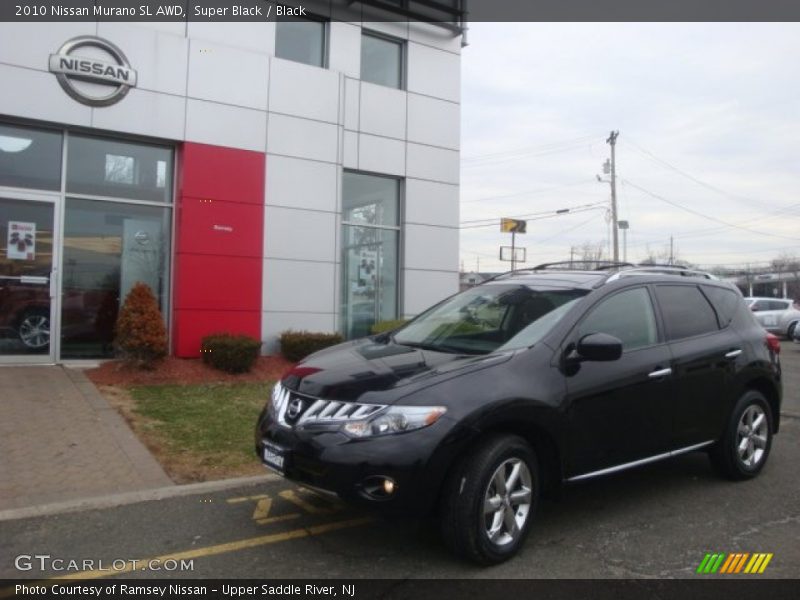 Super Black / Black 2010 Nissan Murano SL AWD