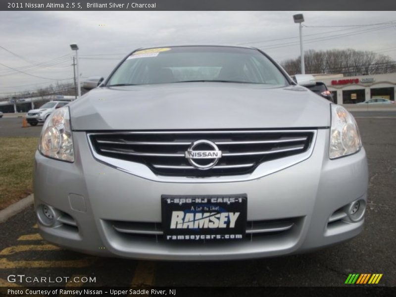 Brilliant Silver / Charcoal 2011 Nissan Altima 2.5 S