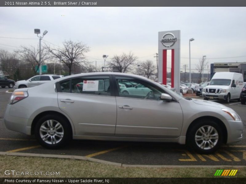 Brilliant Silver / Charcoal 2011 Nissan Altima 2.5 S