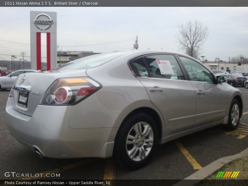 Brilliant Silver / Charcoal 2011 Nissan Altima 2.5 S