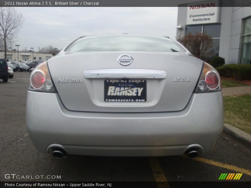 Brilliant Silver / Charcoal 2011 Nissan Altima 2.5 S
