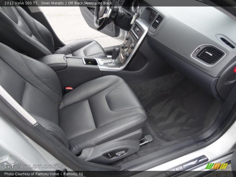 Silver Metallic / Off Black/Anthracite Black 2012 Volvo S60 T5