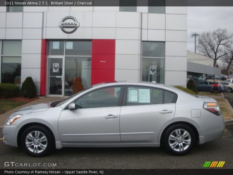 Brilliant Silver / Charcoal 2011 Nissan Altima 2.5 S