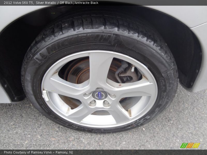 Silver Metallic / Off Black/Anthracite Black 2012 Volvo S60 T5