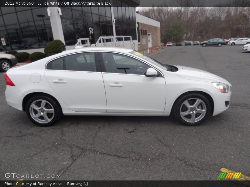 Ice White / Off Black/Anthracite Black 2012 Volvo S60 T5