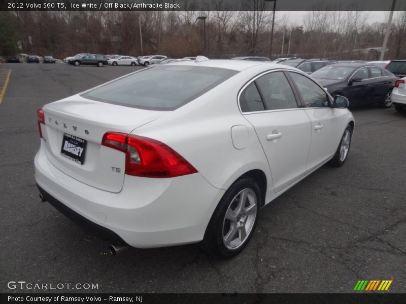 Ice White / Off Black/Anthracite Black 2012 Volvo S60 T5