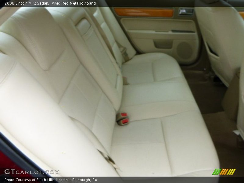 Vivid Red Metallic / Sand 2008 Lincoln MKZ Sedan