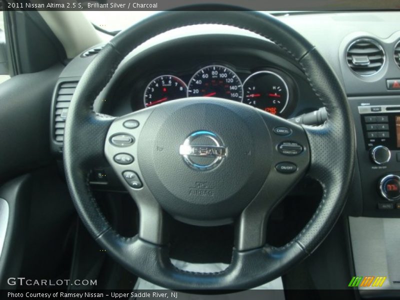 Brilliant Silver / Charcoal 2011 Nissan Altima 2.5 S