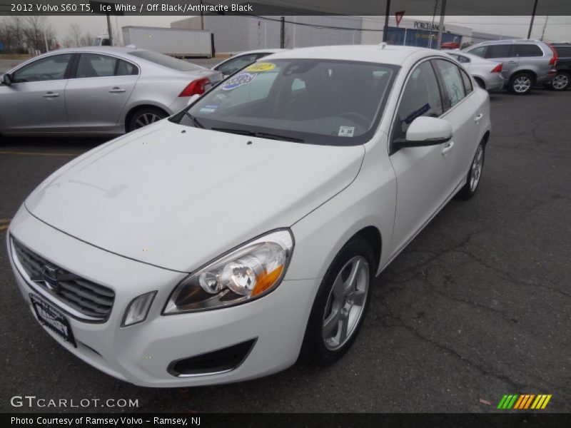 Ice White / Off Black/Anthracite Black 2012 Volvo S60 T5