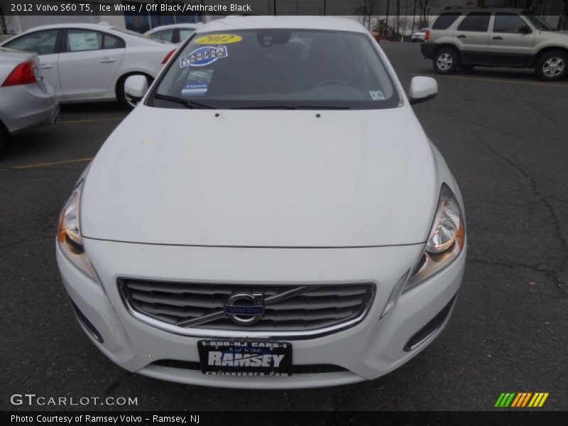 Ice White / Off Black/Anthracite Black 2012 Volvo S60 T5