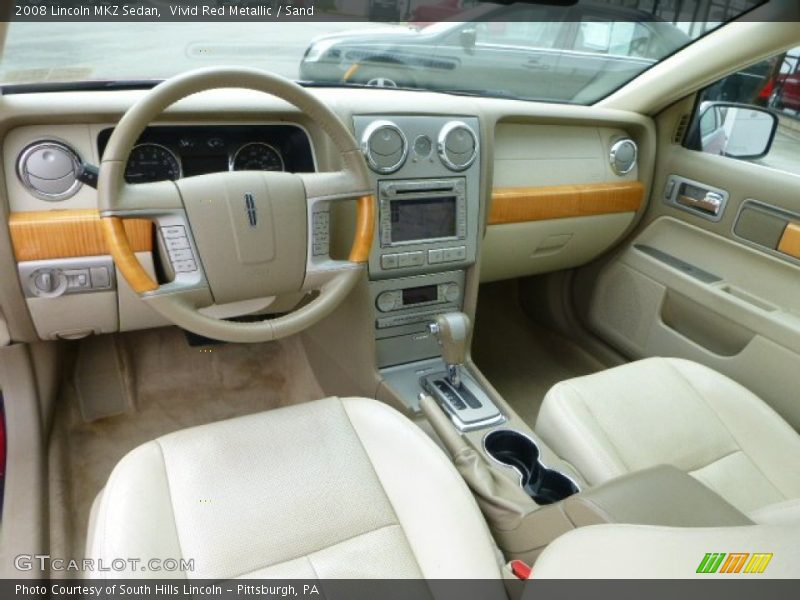  2008 MKZ Sedan Sand Interior
