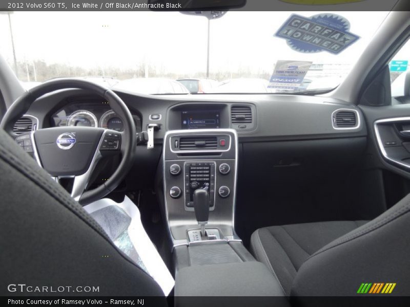 Ice White / Off Black/Anthracite Black 2012 Volvo S60 T5