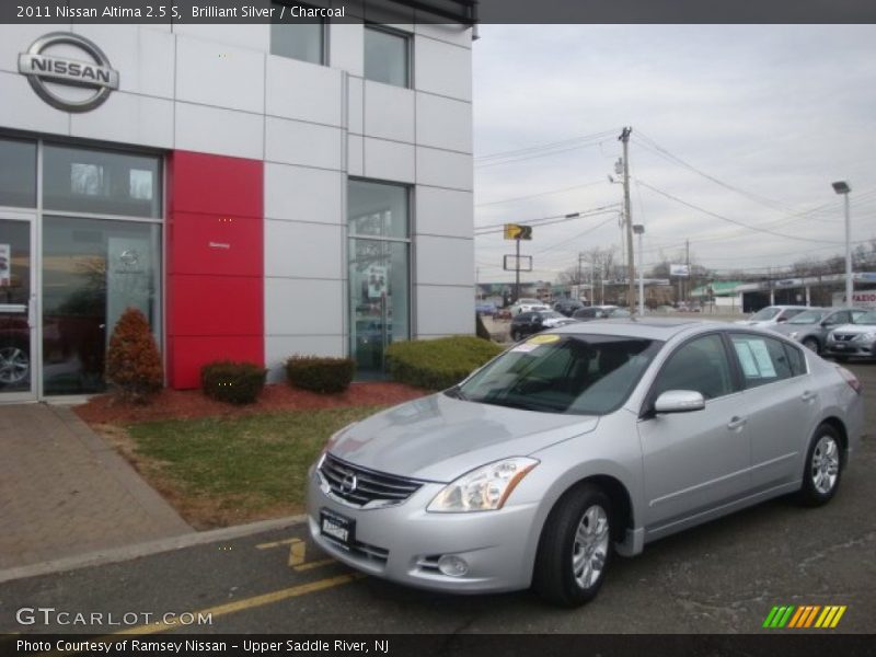 Brilliant Silver / Charcoal 2011 Nissan Altima 2.5 S