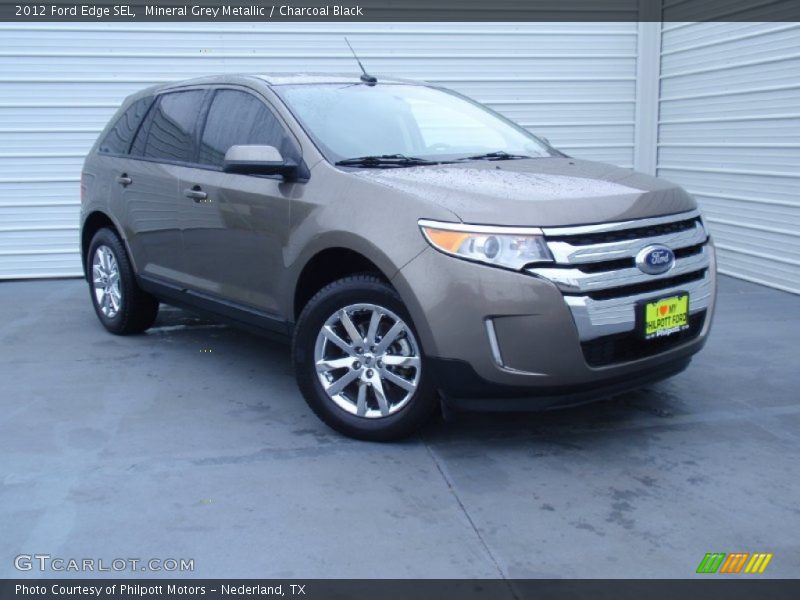 Mineral Grey Metallic / Charcoal Black 2012 Ford Edge SEL