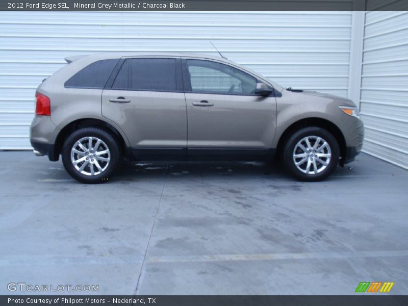 Mineral Grey Metallic / Charcoal Black 2012 Ford Edge SEL