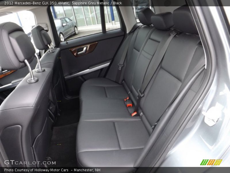 Sapphire Grey Metallic / Black 2012 Mercedes-Benz GLK 350 4Matic