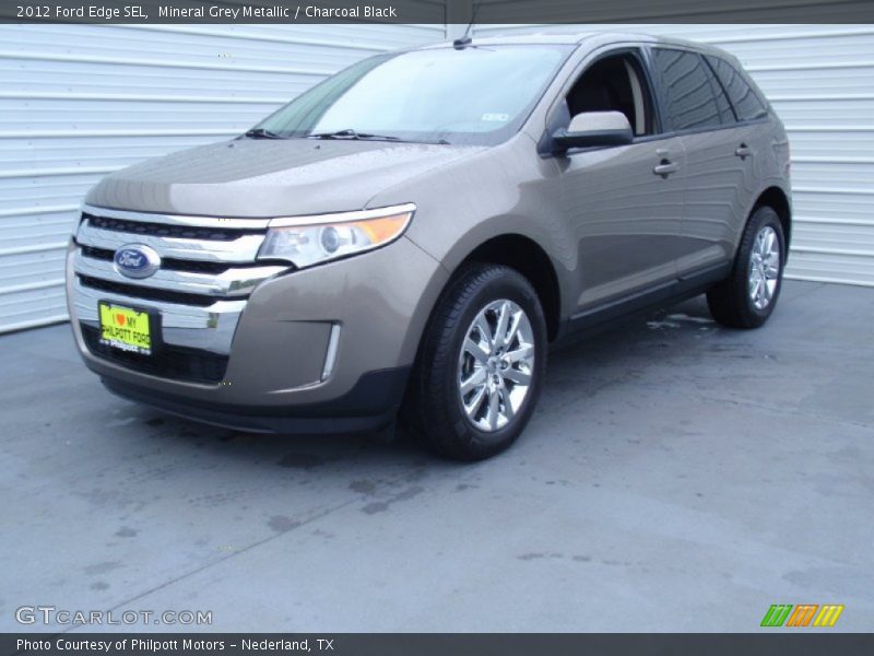 Mineral Grey Metallic / Charcoal Black 2012 Ford Edge SEL