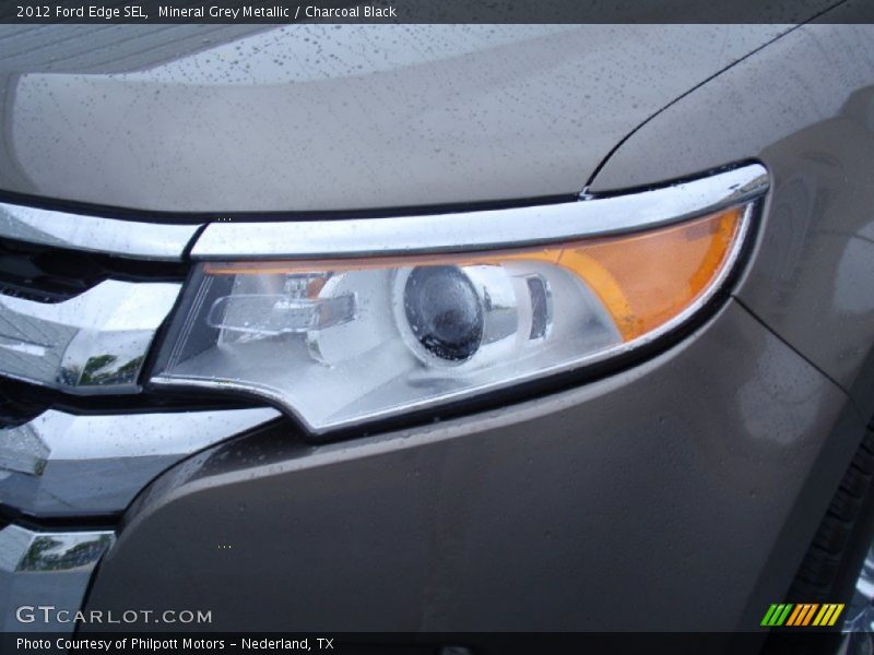 Mineral Grey Metallic / Charcoal Black 2012 Ford Edge SEL