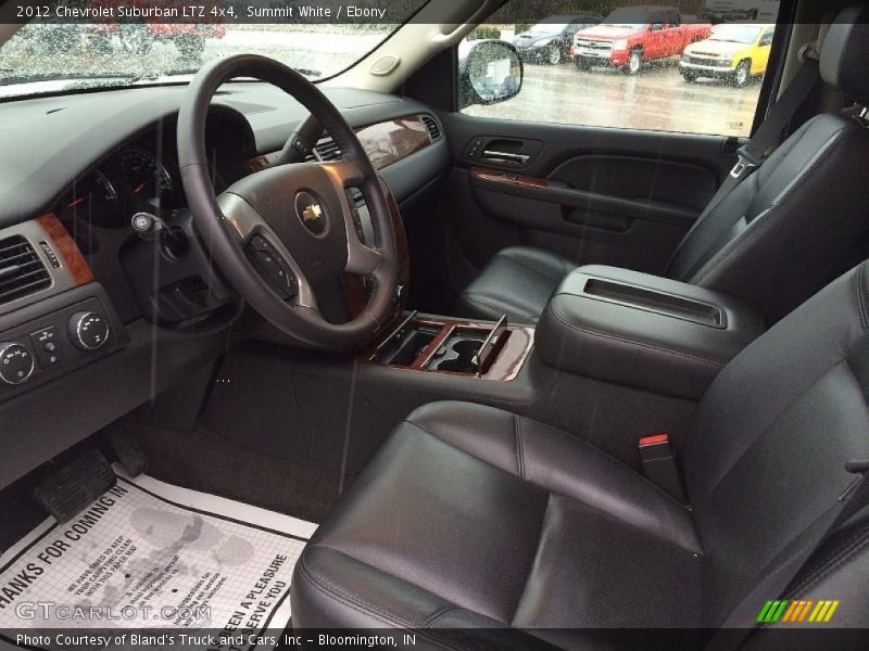 Summit White / Ebony 2012 Chevrolet Suburban LTZ 4x4