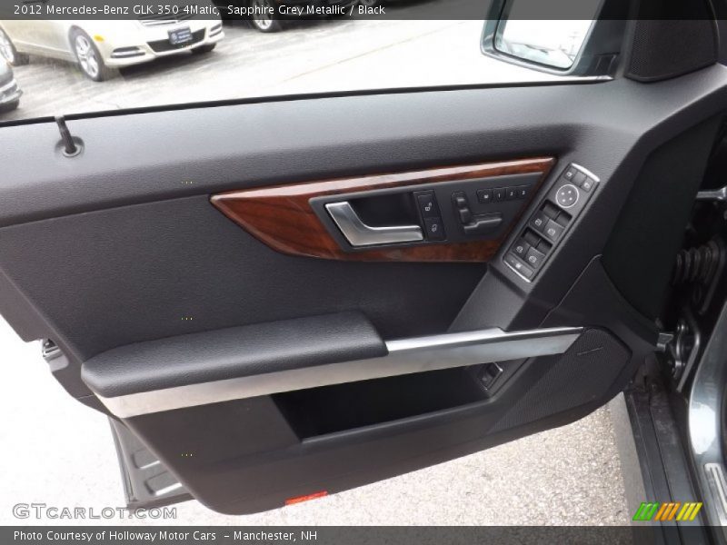 Sapphire Grey Metallic / Black 2012 Mercedes-Benz GLK 350 4Matic