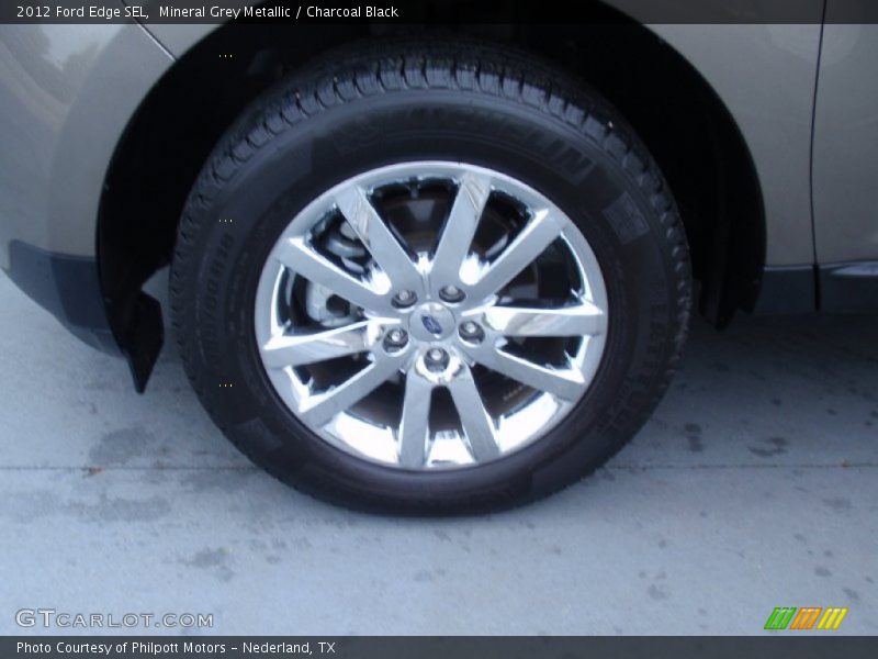 Mineral Grey Metallic / Charcoal Black 2012 Ford Edge SEL