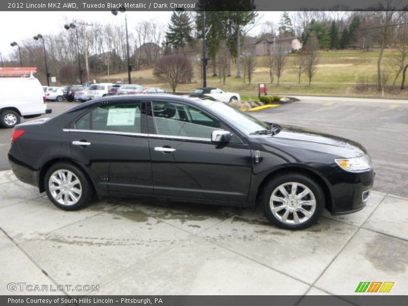 Tuxedo Black Metallic / Dark Charcoal 2012 Lincoln MKZ AWD